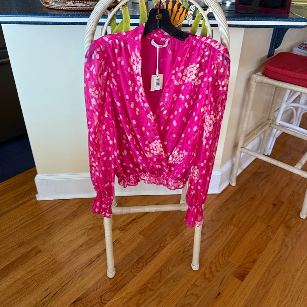 Ramy Brook Vibrant Pink blouse